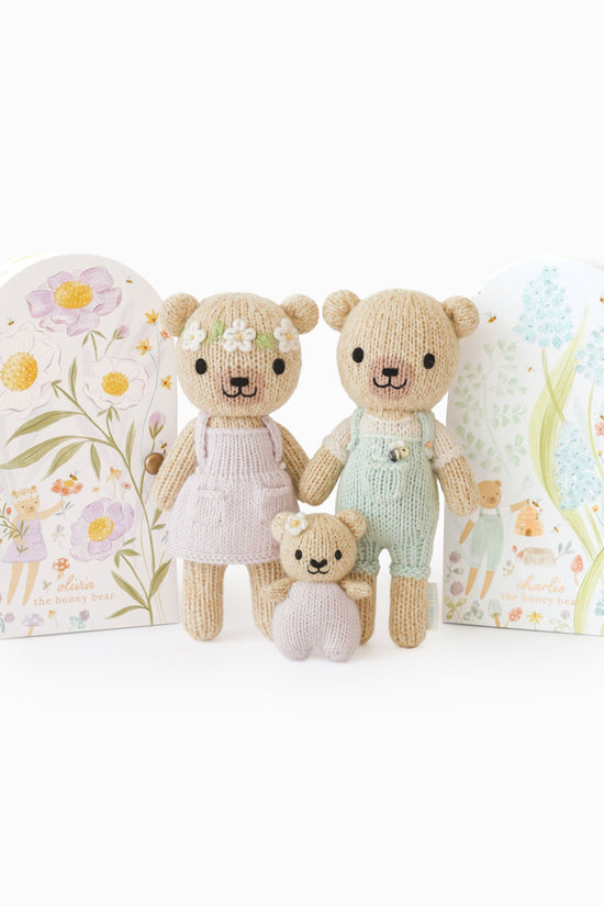 Tiny honey bear family