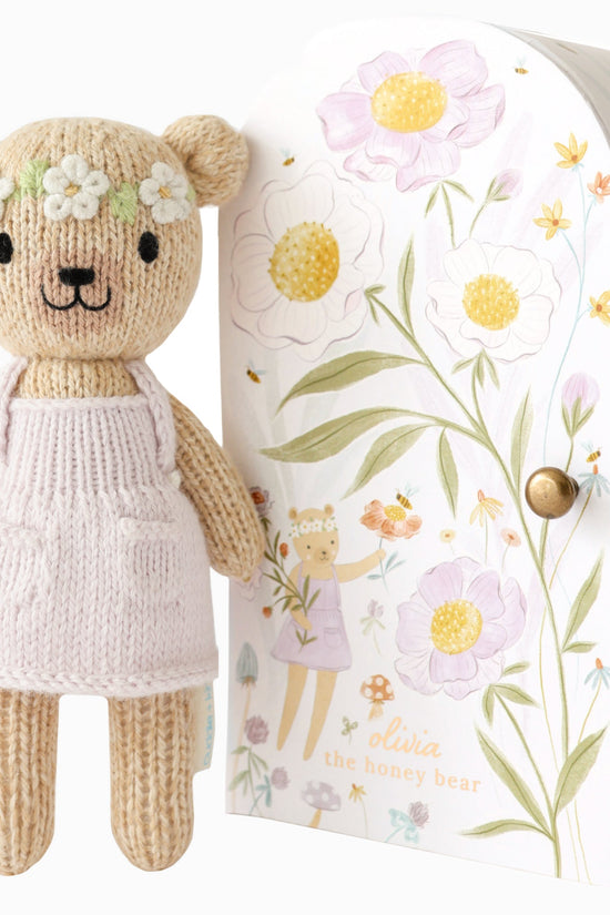 Tiny Olivia the honey bear