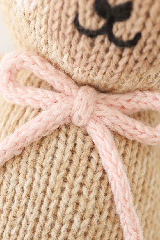 Baby honey bear (blush bow)