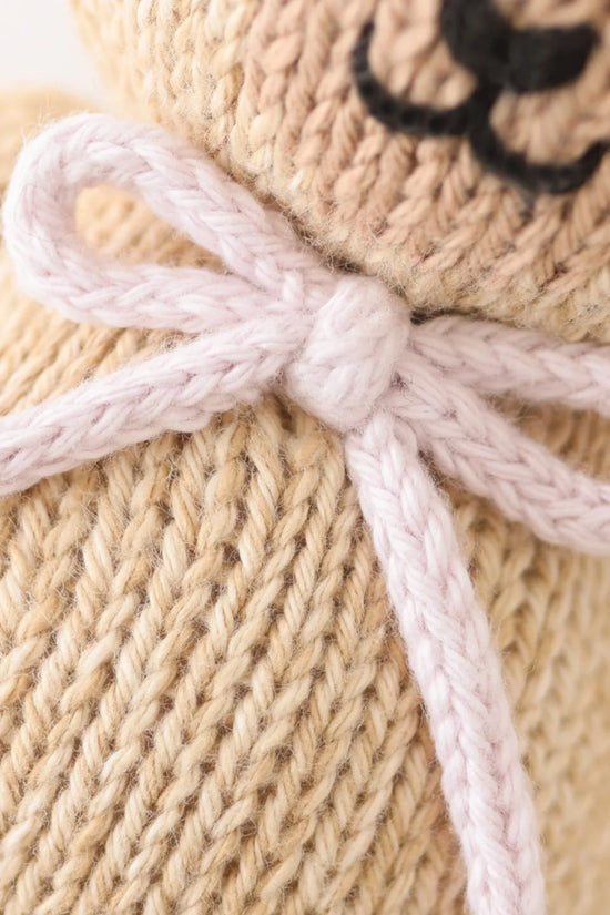 Baby honey bear (lavender bow)