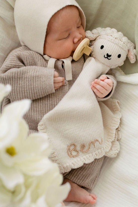 Baby lamb lovey