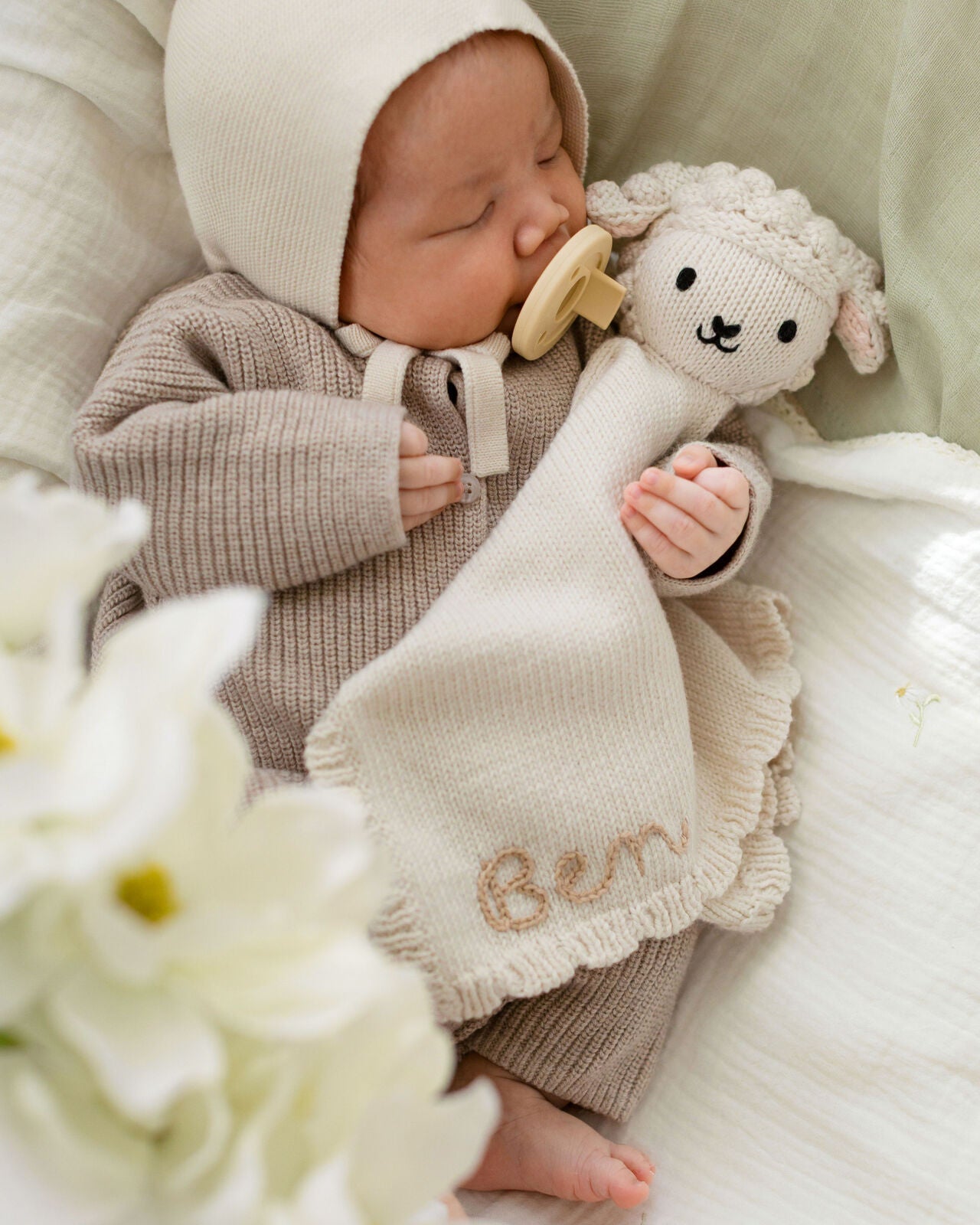 Baby lamb lovey