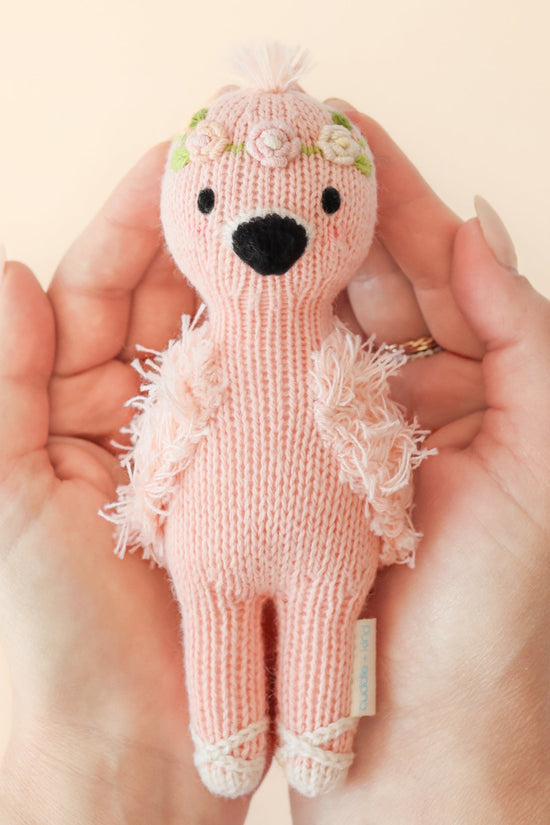 Tiny Penelope the flamingo