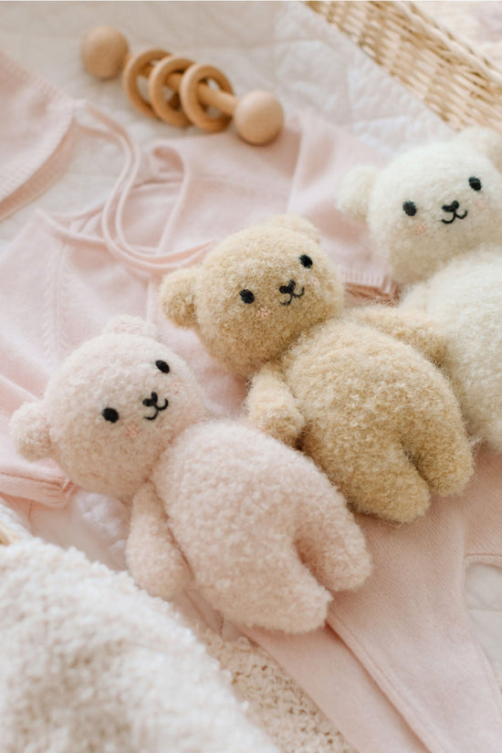 Baby bouclé bear (ivory)
