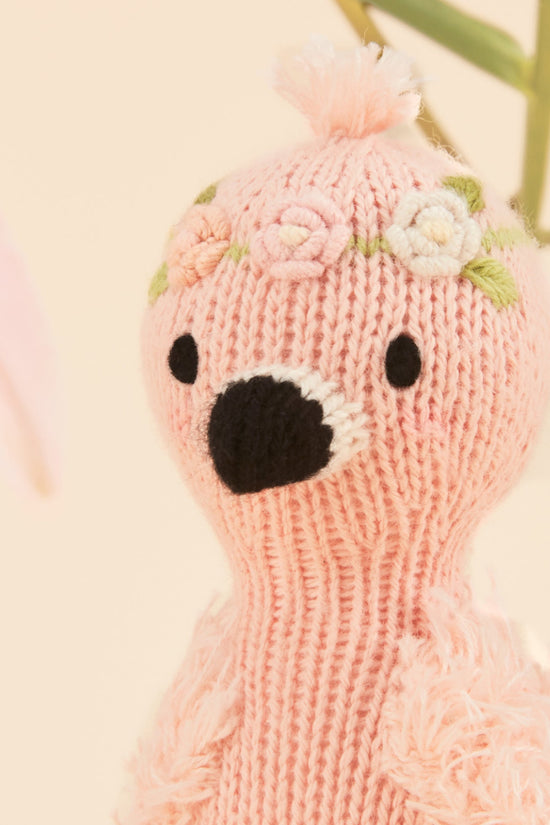 Tiny Penelope the flamingo