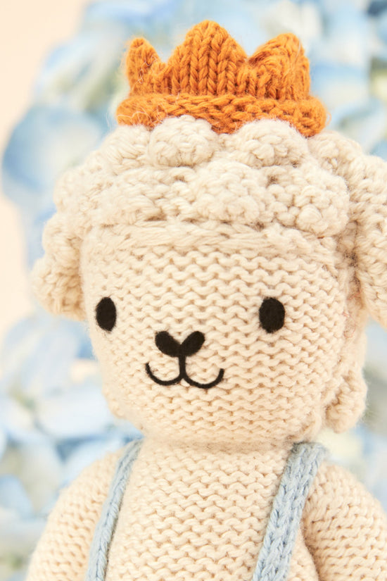 Tiny Sebastian the lamb
