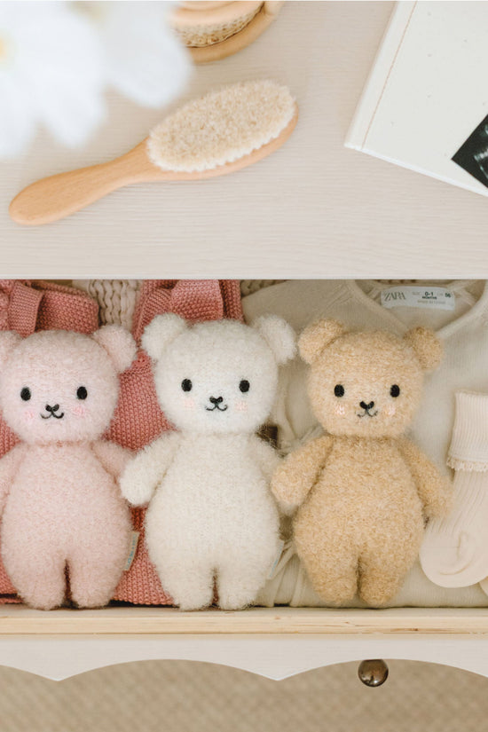 Baby bouclé bear (ivory)
