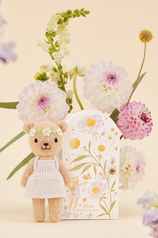 Tiny Olivia the honey bear