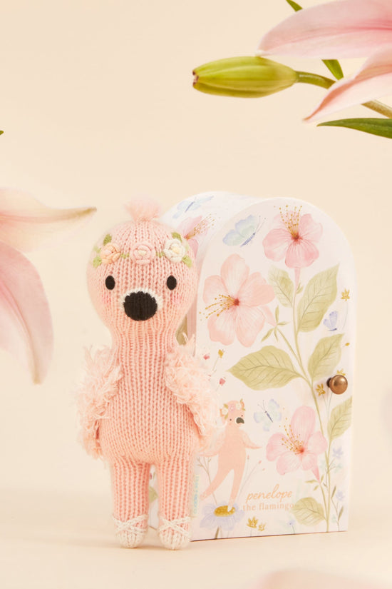 Tiny Penelope the flamingo