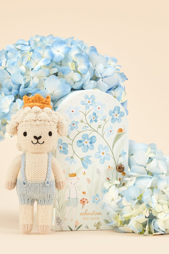Tiny Sebastian the lamb