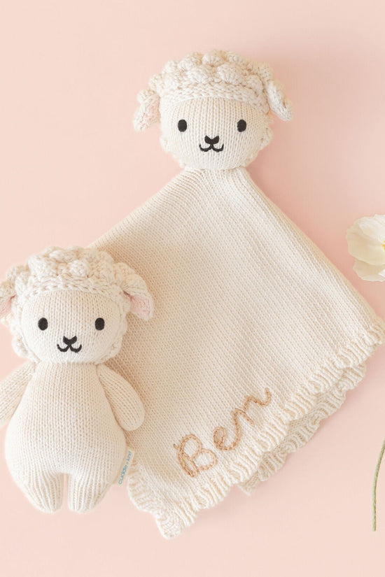 Baby lamb lovey
