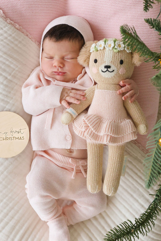 Evelyn the golden puppy (ballet pink)