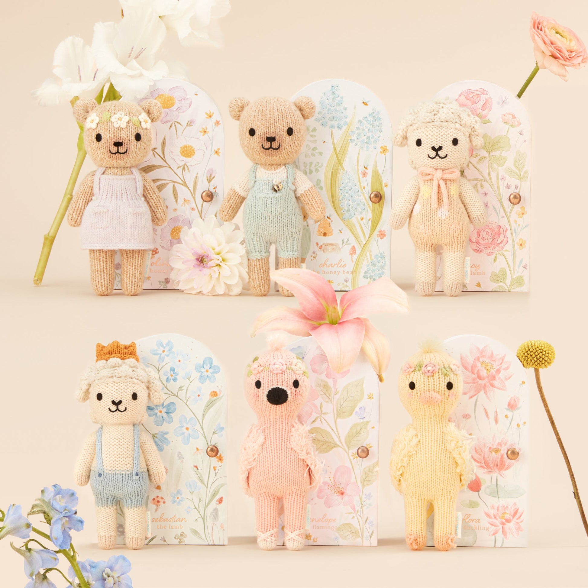 Tiny Flora the duckling (mauve)