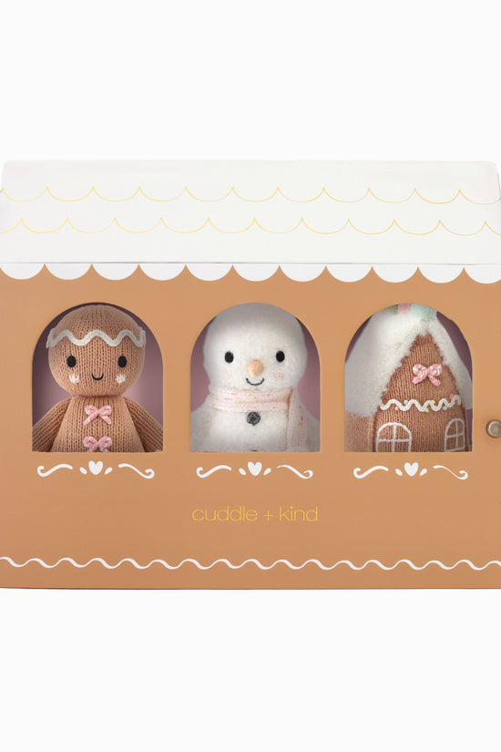 Blush Christmas Gingerbread House