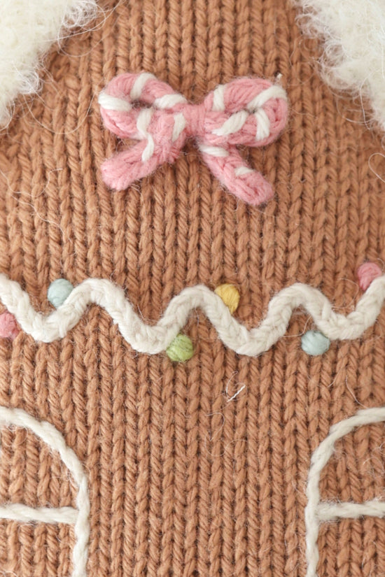 Blush Christmas Gingerbread House
