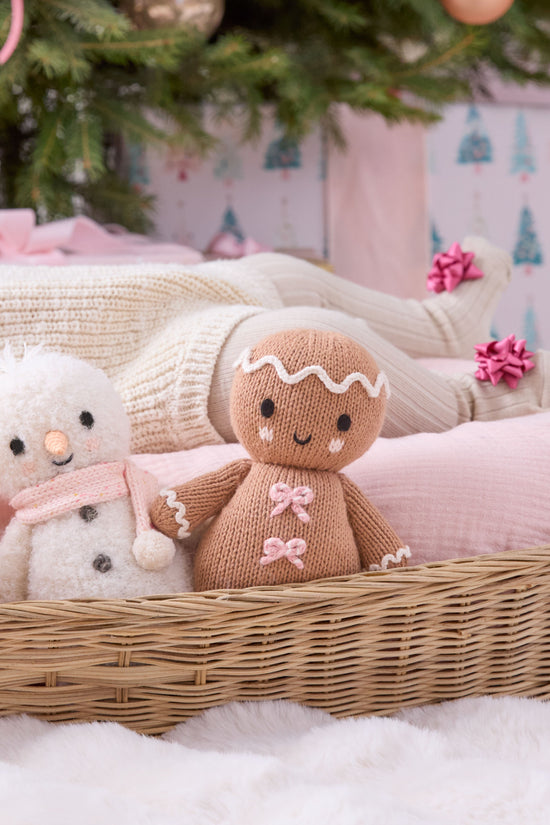Blush Christmas Gingerbread House